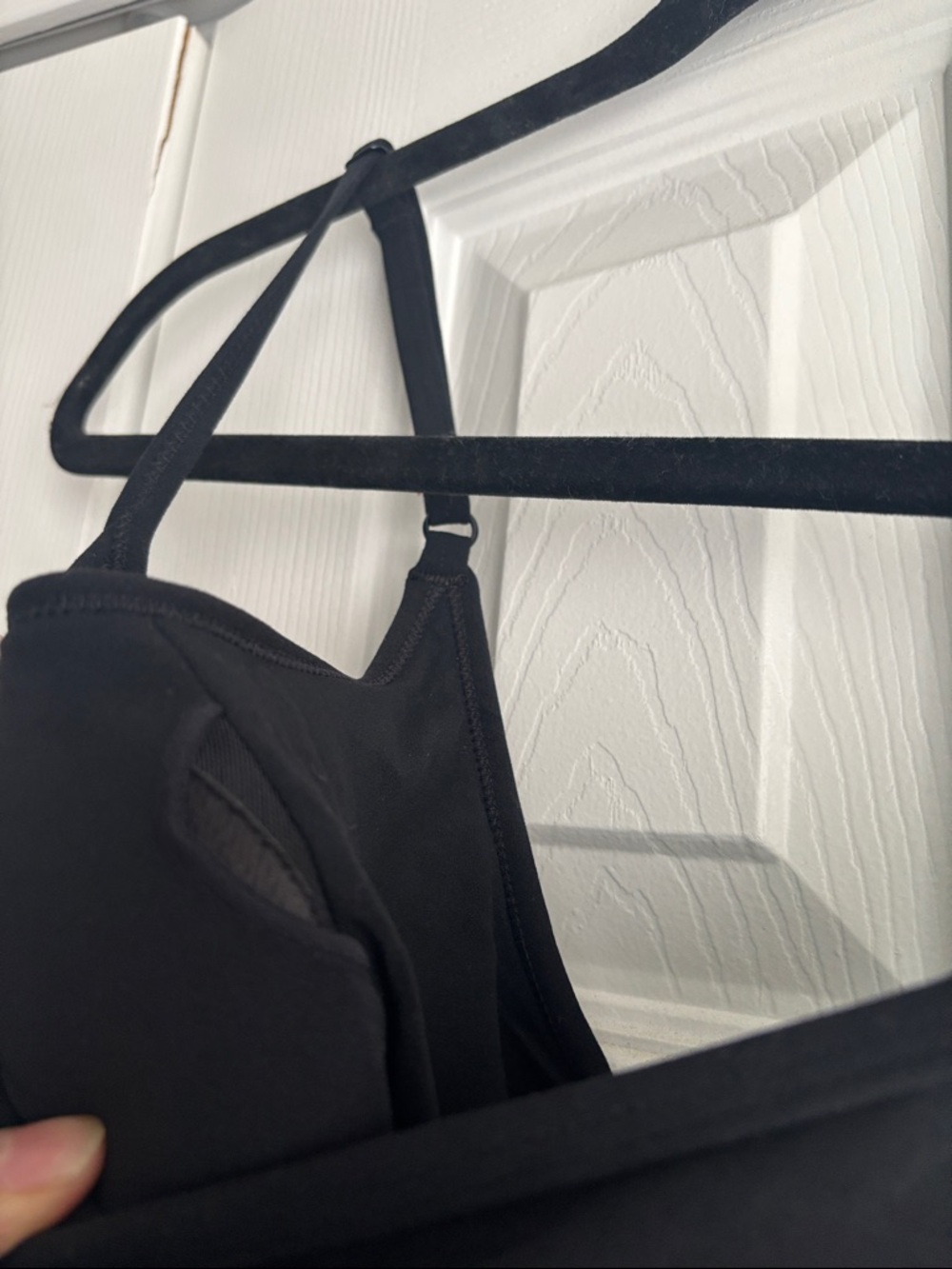 Black Slim-Strap Jumpsuit for Women - Picture 3 of 4